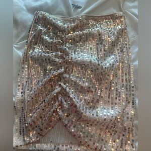 Sequins gold skirt size small